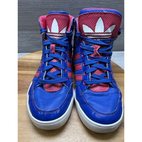 Adidas Court Attitude Sneakers 2013 Pink, Blue Women’s 7 - Picture 3 of 10